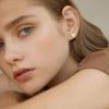 Heart Stud Earrings for Women Girls, Gold Stud Earrings Letter L Initial Hypoallergenic Earrings for Women Mother’s Day Valentines Gifts Toddler Kids Earrings for Girls Jewelry