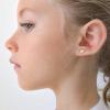 Heart Stud Earrings for Women Girls, Gold Stud Earrings Letter L Initial Hypoallergenic Earrings for Women Mother’s Day Valentines Gifts Toddler Kids Earrings for Girls Jewelry
