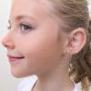 Sterling Silver & Gold Plated Alphabet Letter Stud Earrings – Hypoallergenic Kids Girls Initials