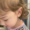 Sterling Silver & Gold Plated Alphabet Letter Stud Earrings – Hypoallergenic Kids Girls Initials