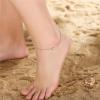 Yoosteel Elephant Initial Anklet Bracelet for Women, 14K Gold Filled Layered Ankle Bracelet Summer Boho Beach Minimalist Initial Anklet