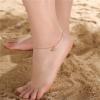 Yoosteel Elephant Initial Anklet Bracelet for Women, 14K Gold Filled Layered Ankle Bracelet Summer Boho Beach Minimalist Initial Anklet