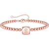 Yoosteel Initial Beaded Bracelets for Women Trendy, Letter Bead Bracelet Personalized Initial Bracelets for Women Bead Bracelet for Teen Girls Jewelry Gifts(Rose-Gold-Plated)
