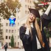 Inspirational Graduation Gifts for Her 2024, Inspirational Necklace with 2024 Graduation Grad Cap Spread Your Wings And Fly Butterfly Necklace Class of 2024 Graduation Gifts