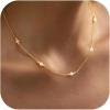 Pearl-gold plated