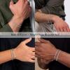 Yoosteel Silver Stackable Bracelets Set for Men Non Tarnish – Stainless Steel Bracelet Stack Rope Figaro Paperclip Cuban Link Chain Bracelets Sets for Men Jewelry Gifts 7.5/8.3/9.0 Inches(2pcs chunky paperclip flower basket chain)