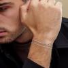 Yoosteel Silver Stackable Bracelets Set for Men Non Tarnish – Stainless Steel Bracelet Stack Rope Figaro Paperclip Cuban Link Chain Bracelets Sets for Men Jewelry Gifts 7.5/8.3/9.0 Inches(2pcs figaro box chain)