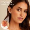 Hypoallergenic Silver Flat Back Earrings for Women,Stud Cartilage Earrings for Sensitive Ears Cubic Zirconia Ball Earring Sets Trendy Jewelry(Pearl-Sliver-Plated)