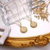 Yoosteel Easter Basket Stuffers Layered Initial Necklaces for Women Gifts – 14K Gold Plated Dainty Layering Paperclip Link Chain Necklace Coin Initial Necklace Birthday Gifts for Women Teen Girls(Gold)