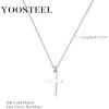 Yoosteel Mothers Day Gifts – Cross Necklace for Women Girls First Communion Baptism Gifts No Tarnish & Hypoallergenic 14K-Gold-Plated Dainty Cross Necklaces Faith Christian Religious Gift Jewelry(Box Chain Cross-Silver)