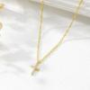 Yoosteel Mothers Day Gifts – Cross Necklace for Women Girls First Communion Baptism Gifts No Tarnish & Hypoallergenic 14K-Gold-Plated Dainty Cross Necklaces Faith Christian Religious Gift Jewelry(CZ Cross-14K Gold Plated)