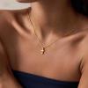Yoosteel Mothers Day Gifts – Cross Necklace for Women Girls First Communion Baptism Gifts No Tarnish & Hypoallergenic 14K-Gold-Plated Dainty Cross Necklaces Faith Christian Religious Gift Jewelry(01-Box Chain Cross)