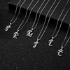 Yoosteel Graduation Gifts for Women Her 2026, Silver Graduation Cap Initial Necklace Jewelry Friendship Gifts for Women Friends Her 2026(Y)