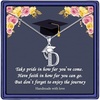 Yoosteel Graduation Gifts for Women Her 2026, Silver Graduation Cap Initial Necklace Jewelry Friendship Gifts for Women Friends Her 2026(D)