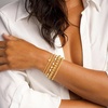 Yoosteel Gold Beaded Bracelets for Women Teen Girls, Gold Plated Jewelry | Gold Stackable Stretch Bracelets, Dainty Round Beaded Pearl Cross Bracelet Stack, Women Teenage Girls Birthday Gifts Jewelry(” Bead Pearl Cross – 5pcs)