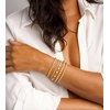 Yoosteel Gold Beaded Bracelets for Women Teen Girls, Gold Plated Jewelry | Gold Stackable Stretch Bracelets, Dainty Round Beaded Pearl Cross Bracelet Stack, Women Teenage Girls Birthday Gifts Jewelry(Bow beaded bracelets – 5pcs)