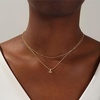 Yoosteel Layered Initial Necklaces for Women Teen Girls Letter A-Z Necklace | 14K Gold/Silver-Plated, Cursive Letter Necklace, Initial Necklace Stack, Birthday Gifts for Women Teen Girls Jewelry(Gold)