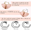 Huggie Earrings for Women Girls, S925 Sterling Silver Post Huggie Hoop Earrings Hypoallergenic Cubric Zirconia Huggie Earrings for Women Daily Wear