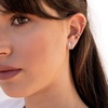 Huggie Earrings for Women Girls, S925 Sterling Silver Post Huggie Hoop Earrings Hypoallergenic Cubric Zirconia Huggie Earrings for Women Daily Wear